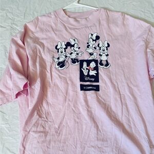 Uniqlo exclusive Minnie Mouse x Ambush collab pink t-shirt